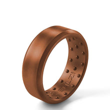 Bronze Beveled - 2x-LSR Silicone Ring