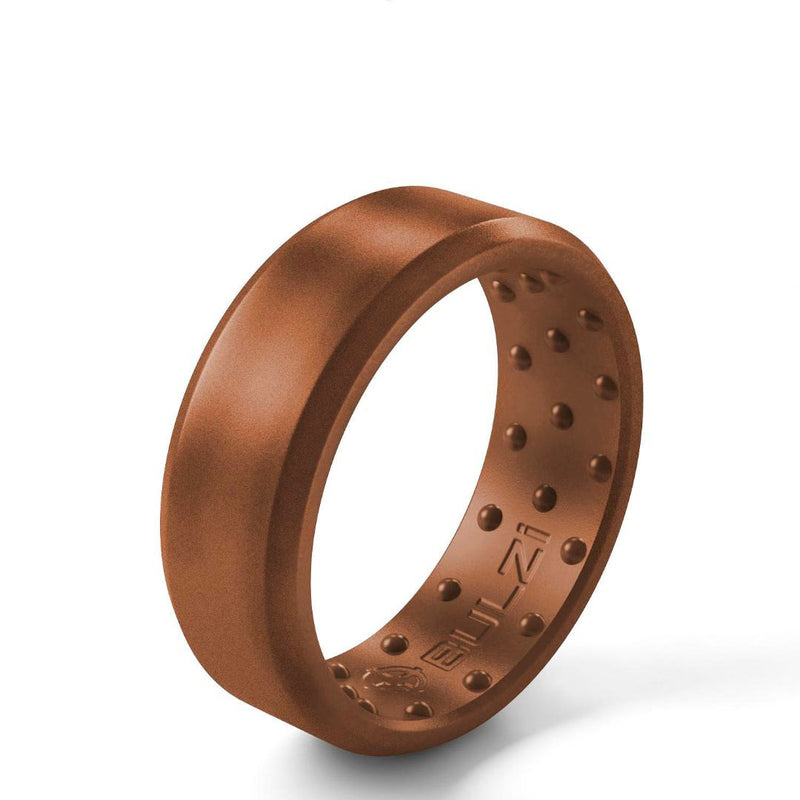 RubberBanditz Silicone Wedding Ring - 6mm Wide, Comfort Fit, Bronze, Size 10, Unisex Active Band - View #3