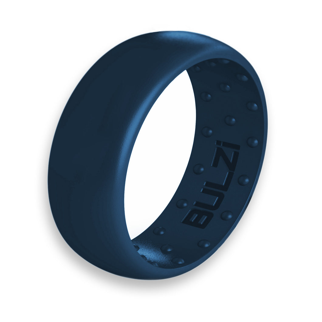 Navy 8mm - Silicone Ring