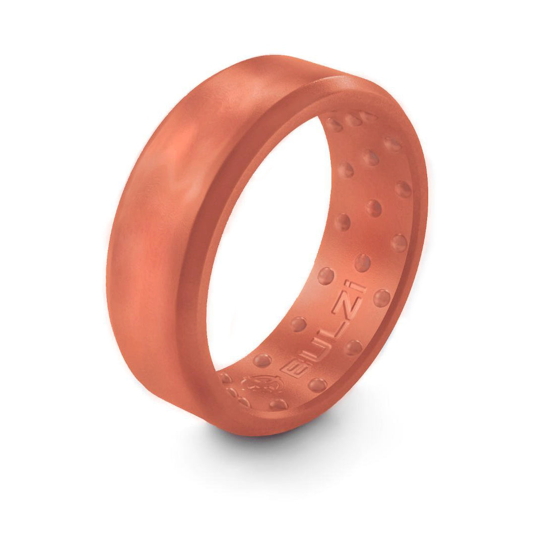 Rose Gold Beveled - 2x-LSR Silicone Ring