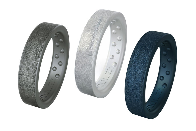 Thin Hammered TRiO - 5mm