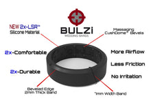 Granite Beveled - 2x-LSR Silicone Ring